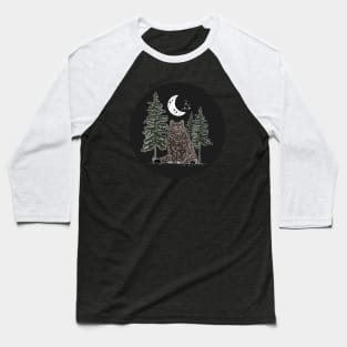 woodsy bear (color version) Baseball T-Shirt